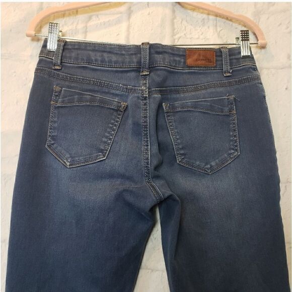 EXPRESS Classic Denim Cropped Skinny Jeans 6 - Picture 4 of 8